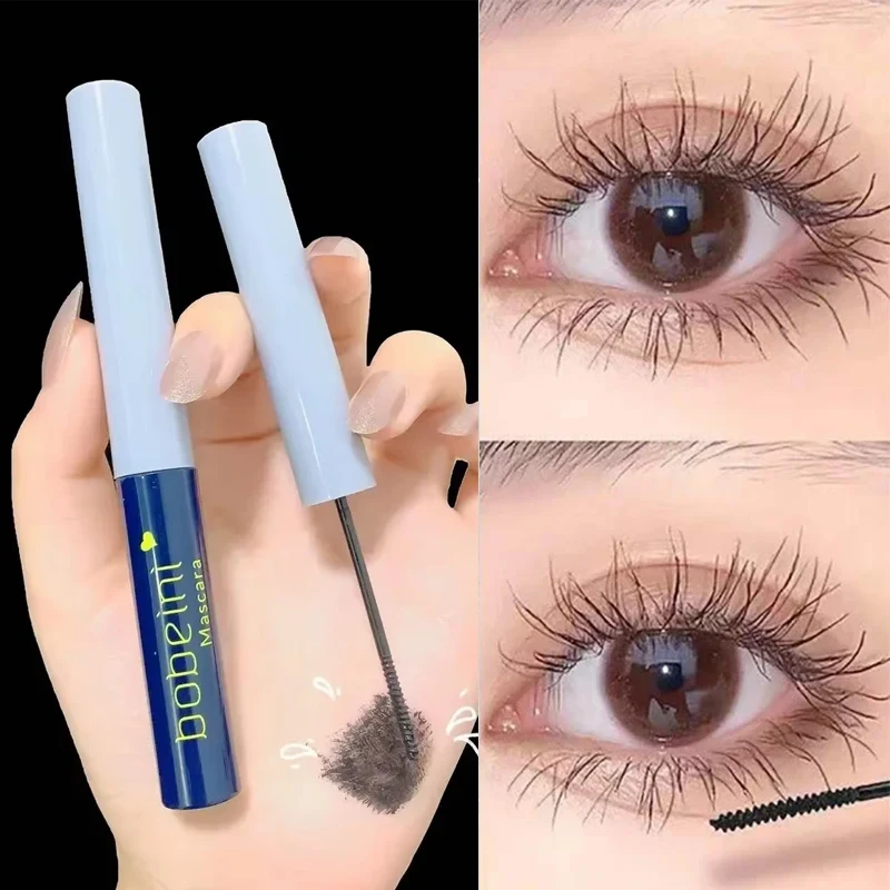 Máscara de pestañas voluminizadora 4D negra resistente al agua, ultralarga, duradera, a prueba de manchas, agrega longitud y profundidad para un encanto mejorado