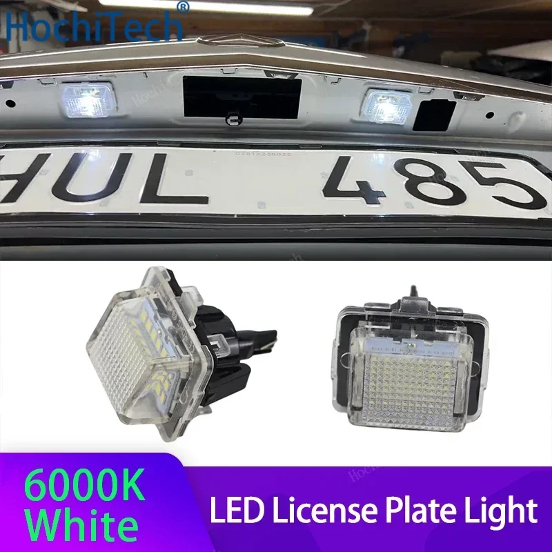 

For Mercedes C E S CL W204 W212 C207 C216 W221 Car License Plate Lights 2pcs Error Free SMD LED Number License Plate Light Kit