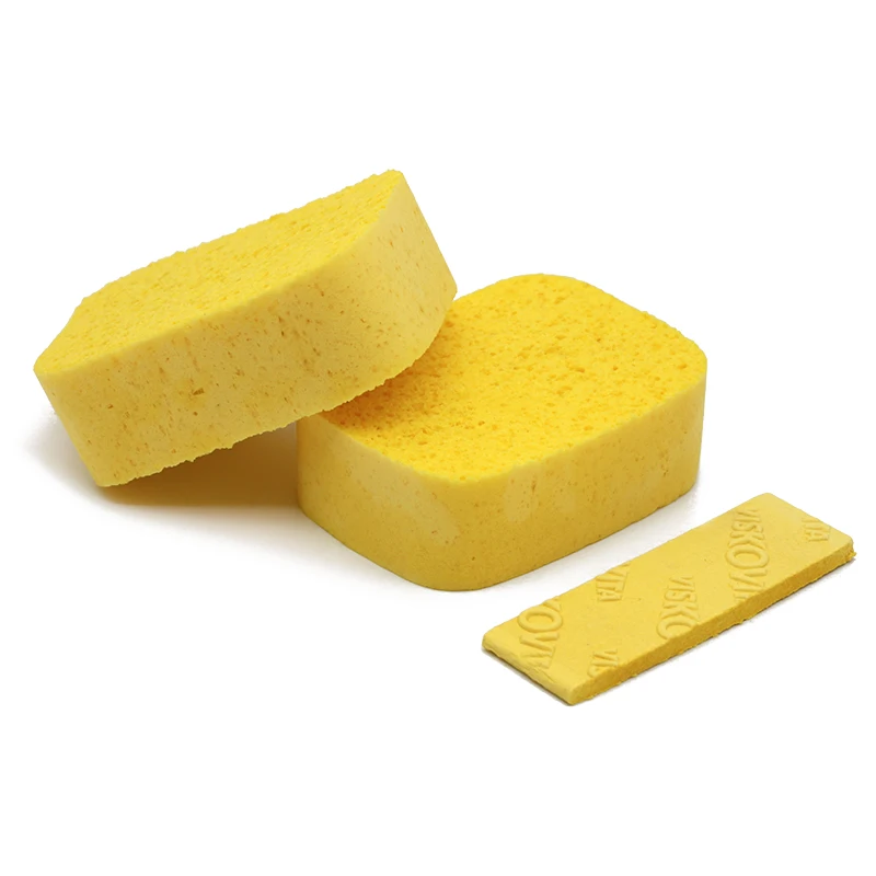 3pcs Dental Porcelain Blow-up Sponge Dentist Lab Materials Viscose Sponge Absorbent Cotton Technicians Tools