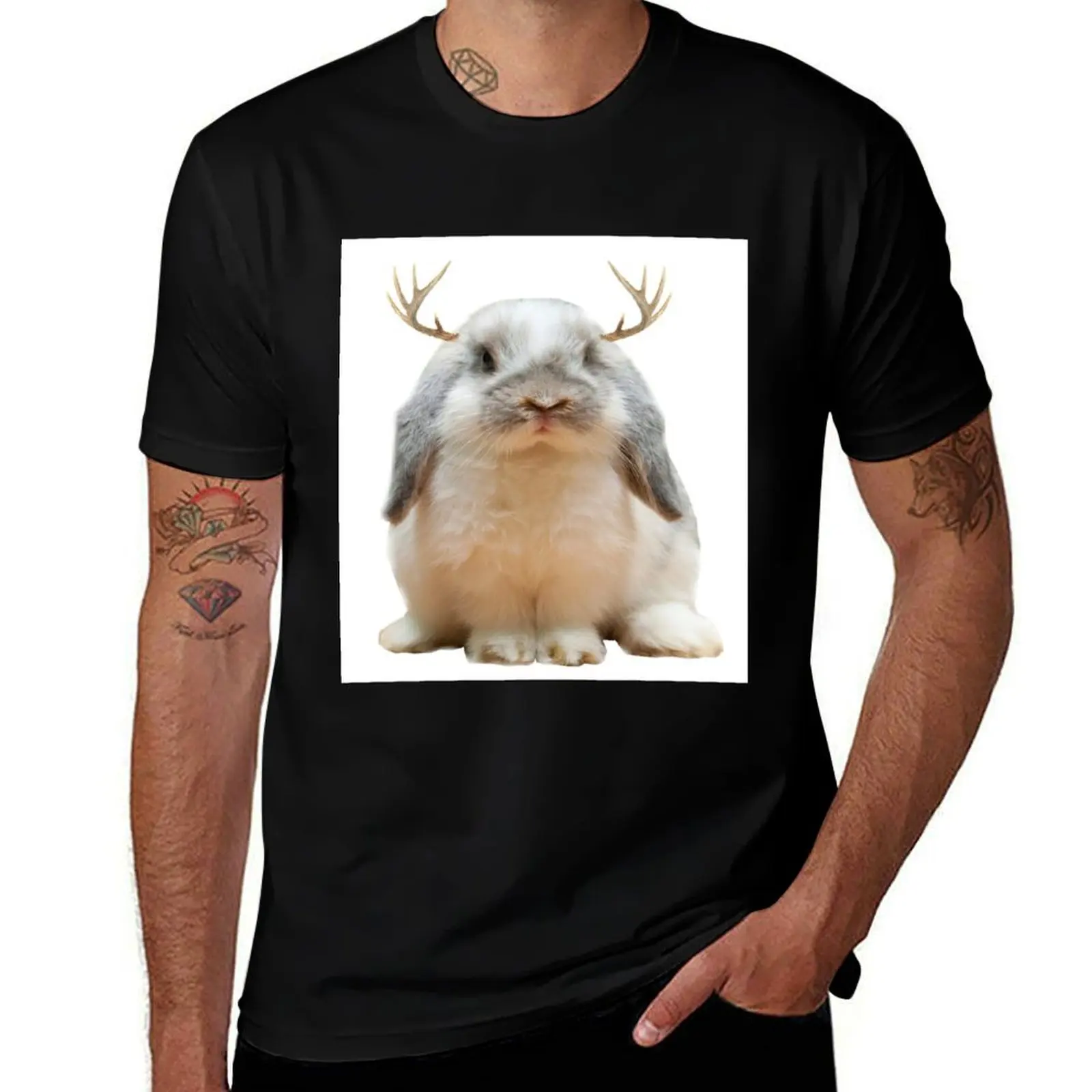 

Jackalope T-Shirt shirts graphic tshirts personalised tees luxury t-shirt mens tall t shirts