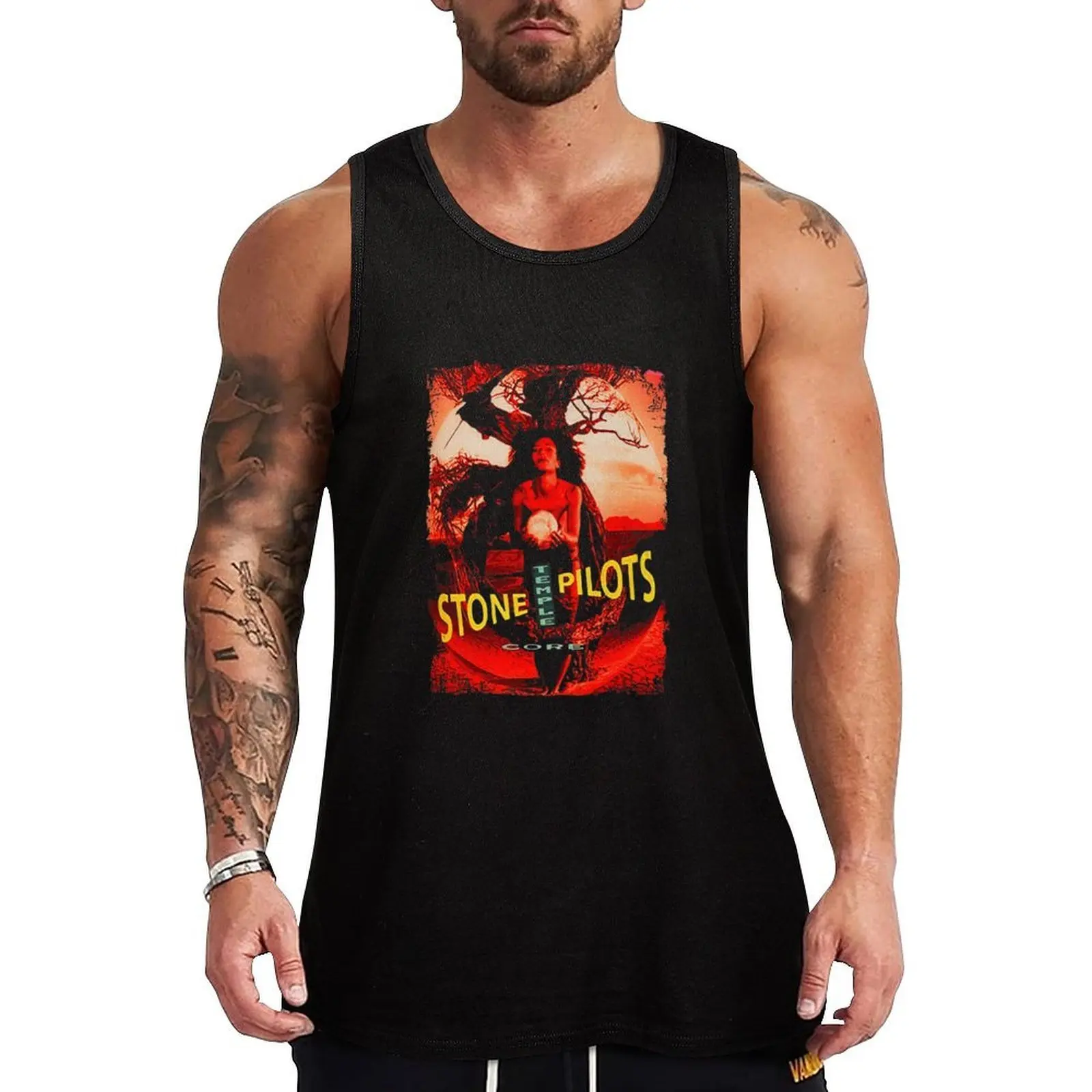 Stone Temple_Pilots Tank Top Everyday Basic Tank Top Comfort Cotton Undershirt