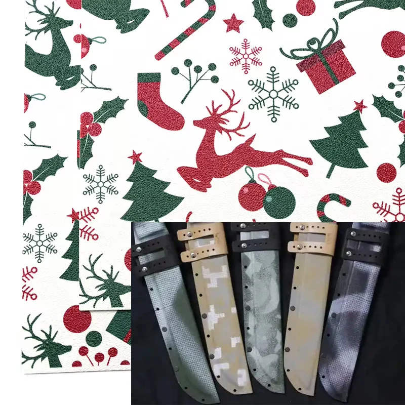 

8-размерная термопластиковая доска KYDEX с рождественским узором K, термоформовая листовая пластина для ножей, ножны, кобуры, материал для изготовления