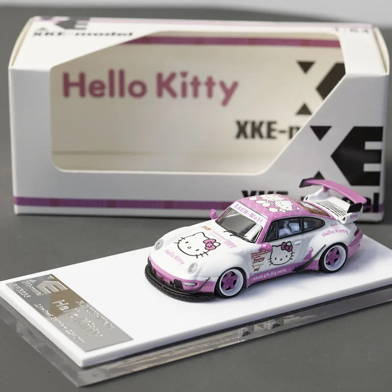 XKE Diecast 1/64 مقياس بورش سبيكة سيارة نموذج بورش RWB964 لعب المركبات تحصيل لعب للبنين الصندوق الأصلي