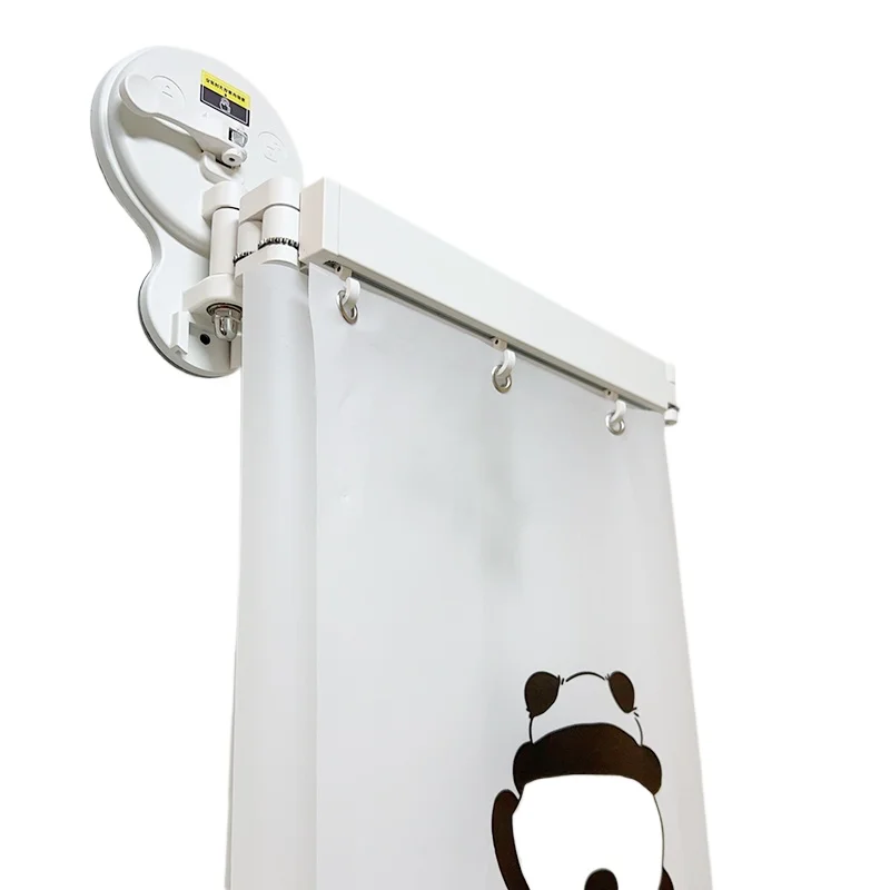 

shower curtain high-grade non-punching toilet bathroom partition curtain dry and wet separation invisible waterproof shower