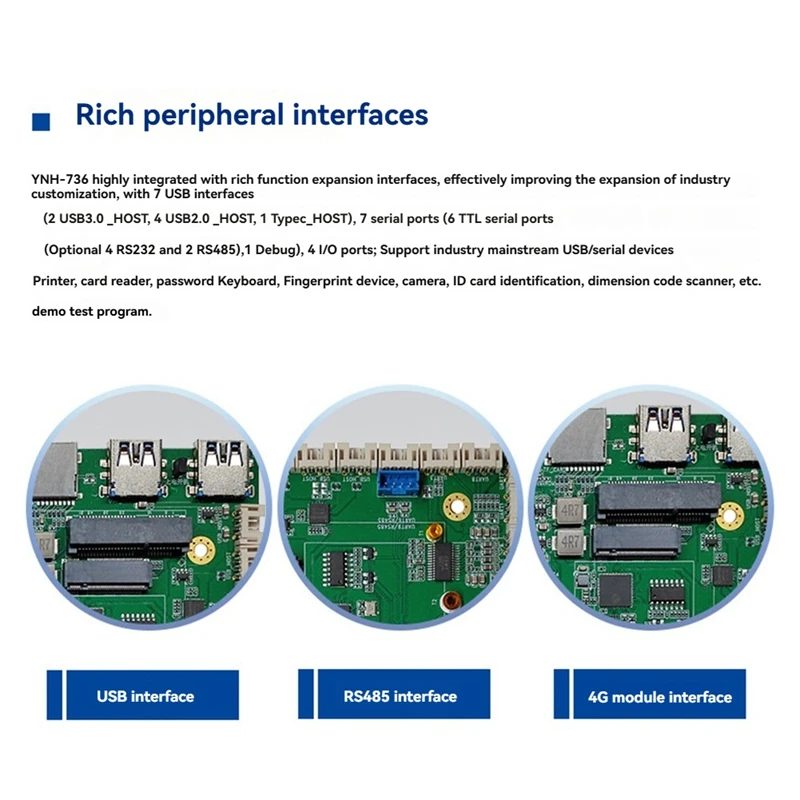 Rk3576 Android14 Motherboard Face Recognition Video Encoder Solution Development Board Industrial Control Motherboard