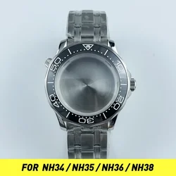 41mm Watch Case Sea Master Style Sapphire Cystal For NH34A NH35A ETA2824 PT5000 Automatic Movement 20ATM