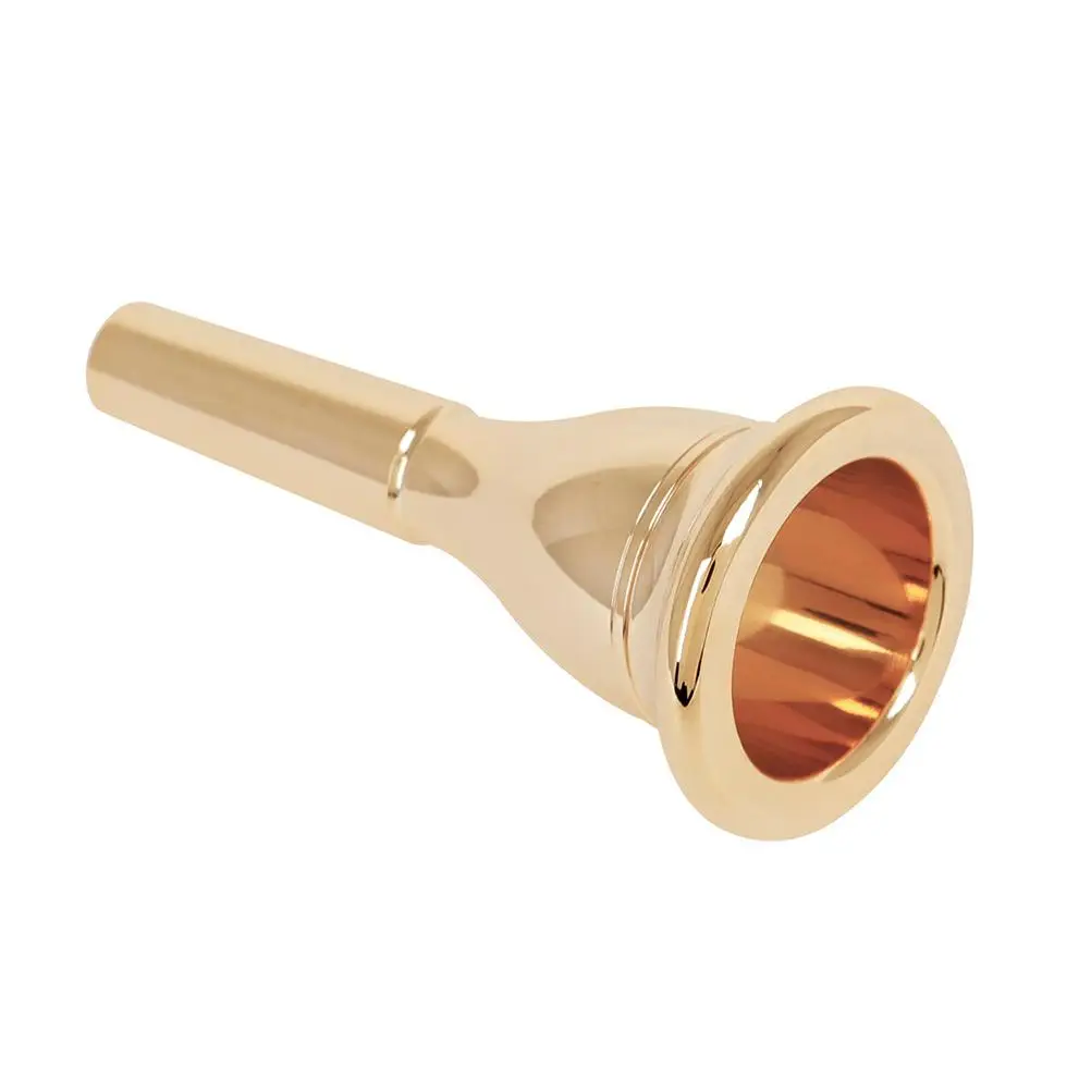 

Large Mouthpiece Instrument Tuba Accessory Instruments Gold Plated Brass Replacement
