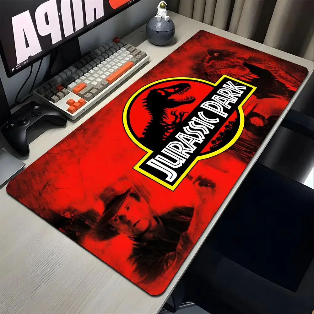 Cartoon Jurassic Large Gaming Gamer Big Mouse Mat Computer Locking Edge designer MousePad 90x40cm Keyboard Desk