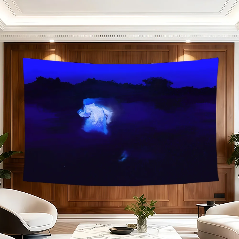Singer Daniel Caesar Son of Spergy flag Room Decoration Wall Tapestry Hanging Aesthetic Bedrooms Advertising Banner