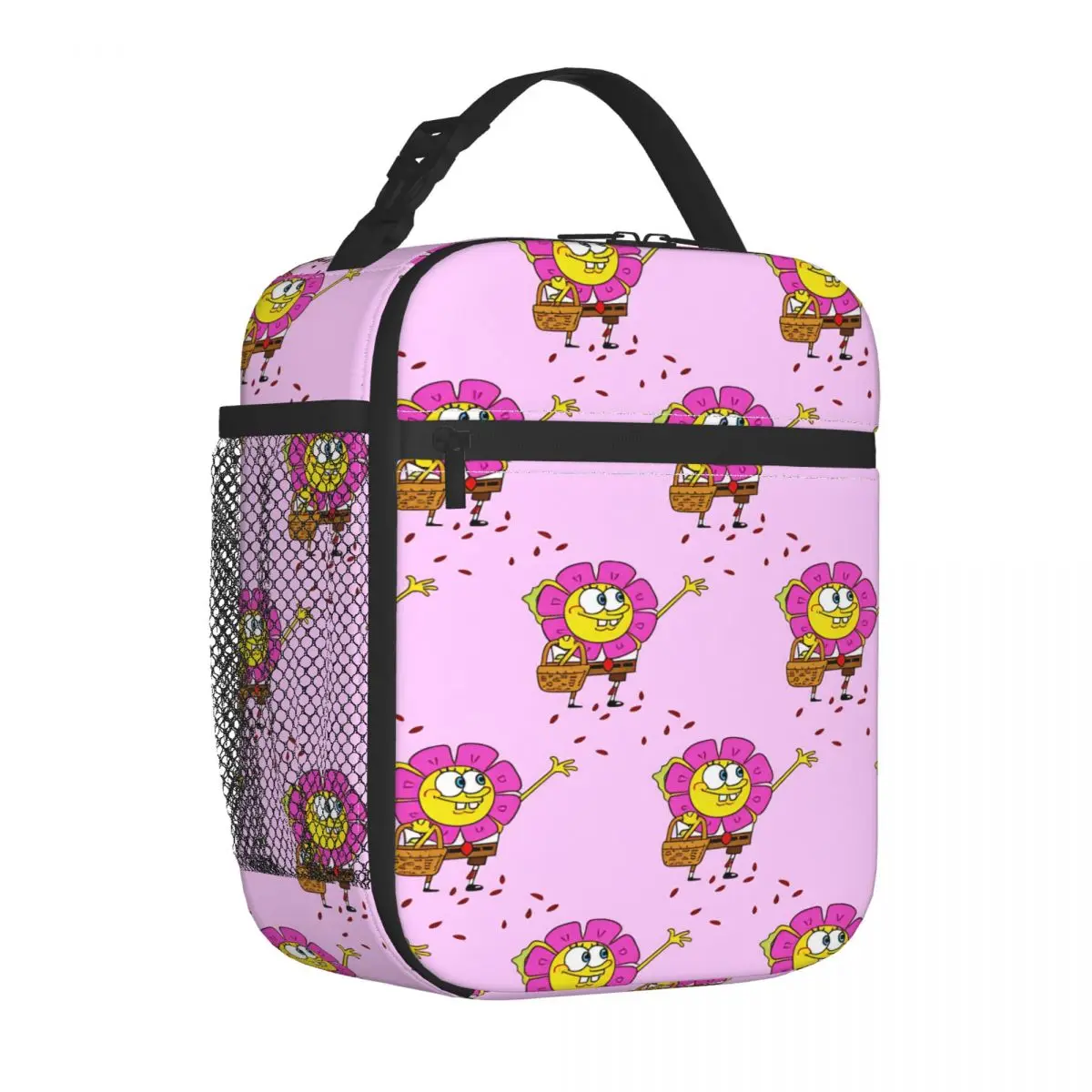 

Термосумка-холодильник S-Spongebobs для обедов, удобная сумка-тоут для школы и отдыха, женская сумка-холодильник из оксфорда на заказ