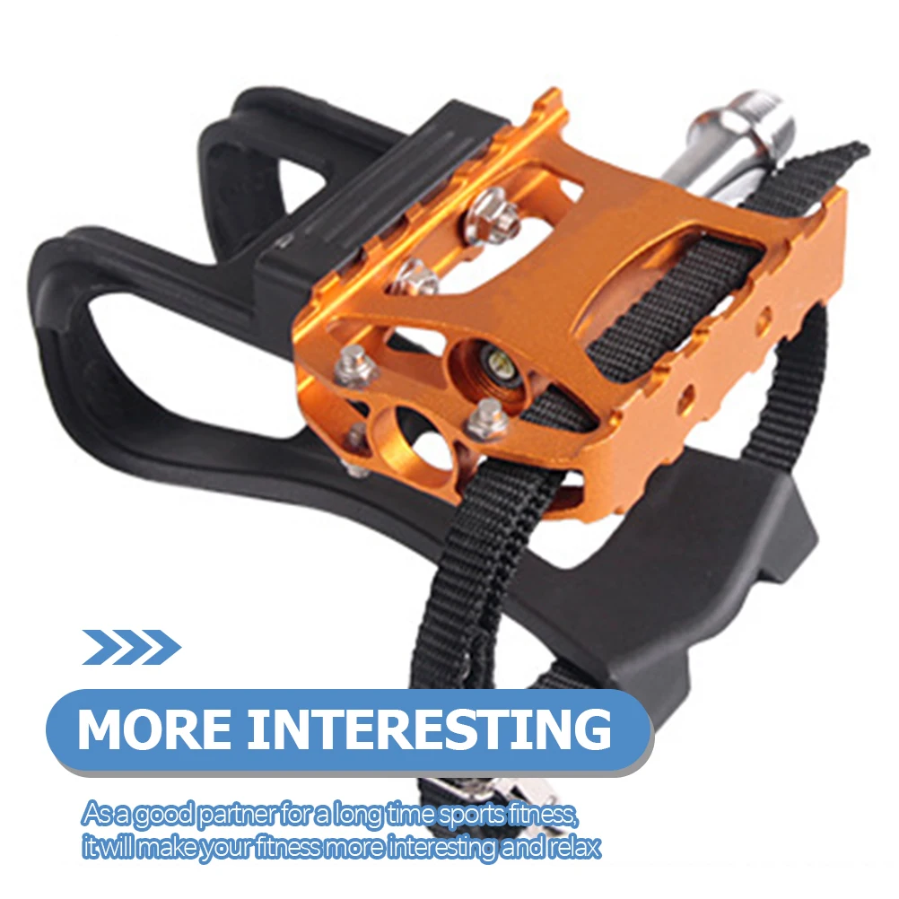 

4Pcs Professional Adjustable Bike Pedal Straps Wide Nylon Toe Straps for Gym Stationary Bike Fitness Equipment Accessories