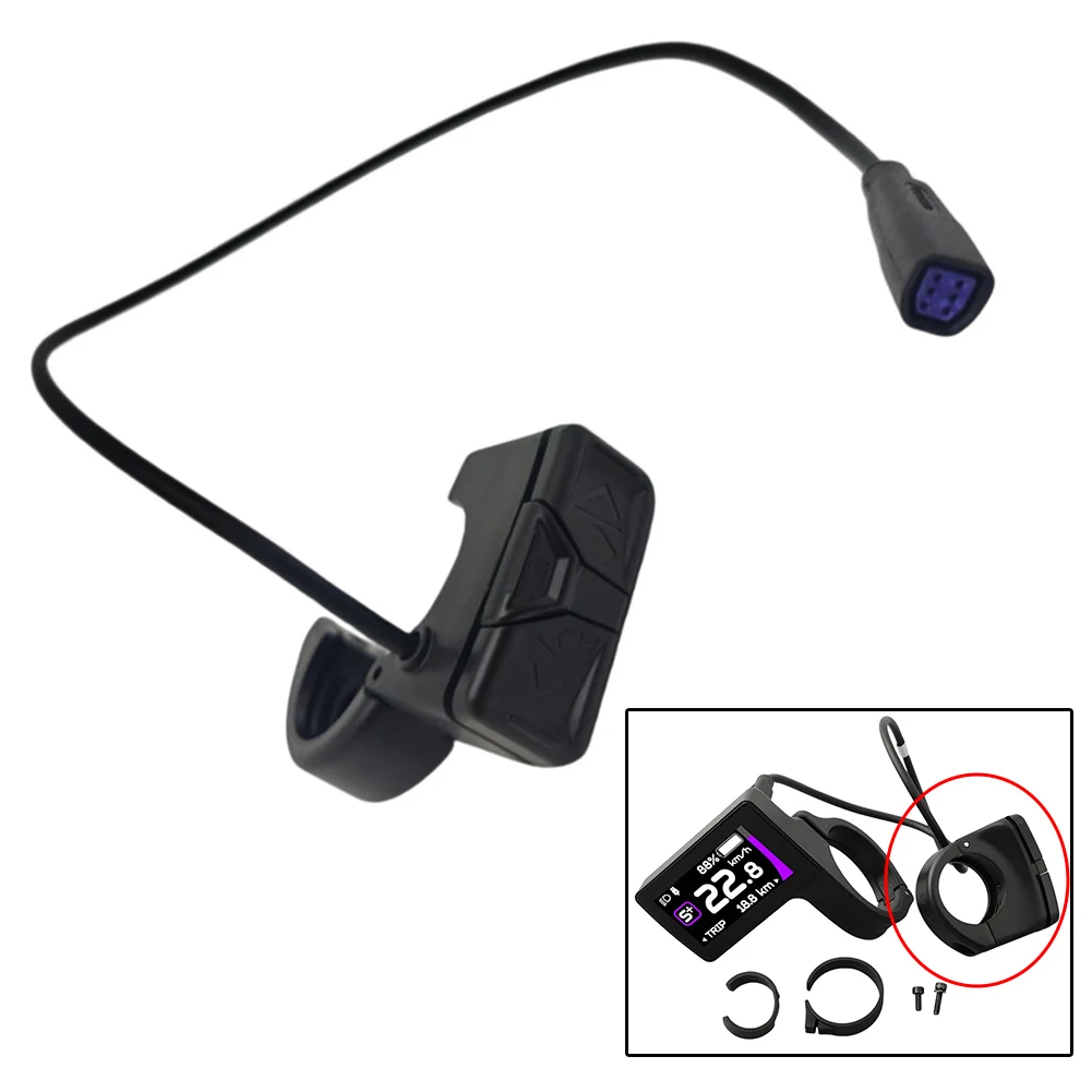 Display Switch Key Buttons For Bafang DPC245 DPC244 Electric Bike Color Screen Controller For E-bike Power Control Replacement