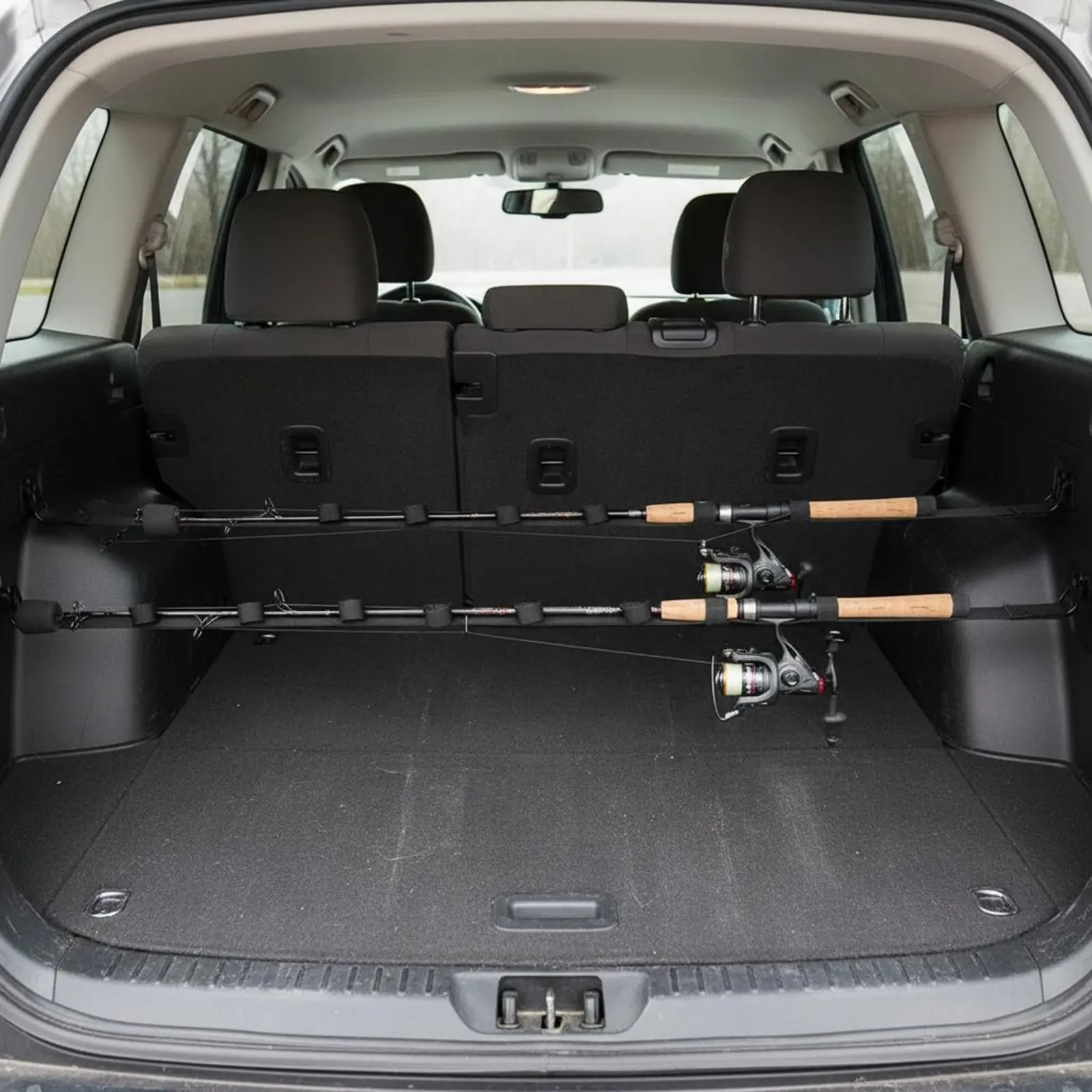 

Комплект из 2-х прочных нейлоновых ремней для крепления удочек в автомобиле, держатель для удочек, не требует сверления