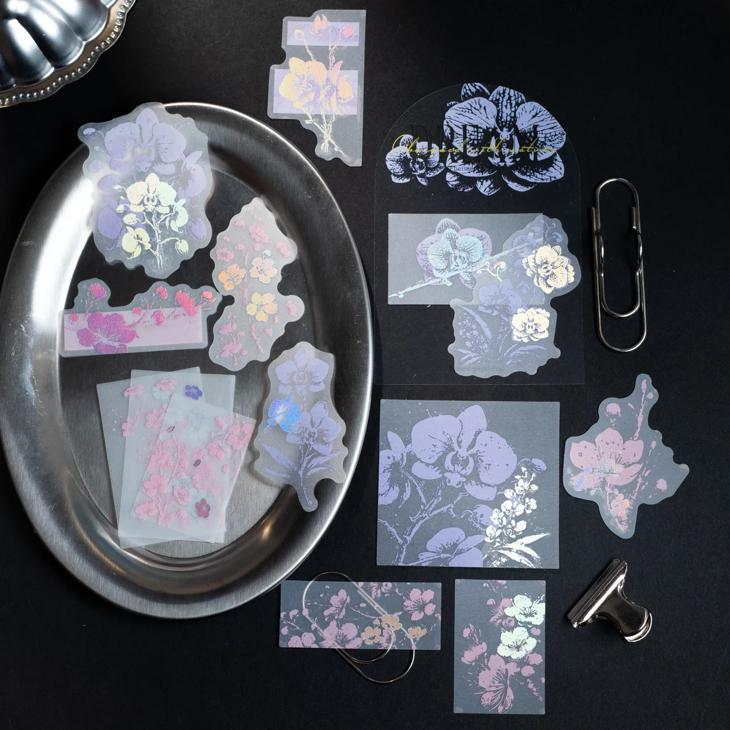 JIANWU Vintage Nature Plant Flower Landscape Material Collage Scrapbooking Sticker Creative DIY Journal Stationery view 4