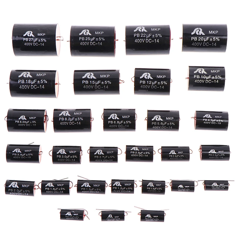 Аудиоконденсаторы-mkp-с-медными-выводами-для-аудиофильских-усилителей-400В-022-27мкФ