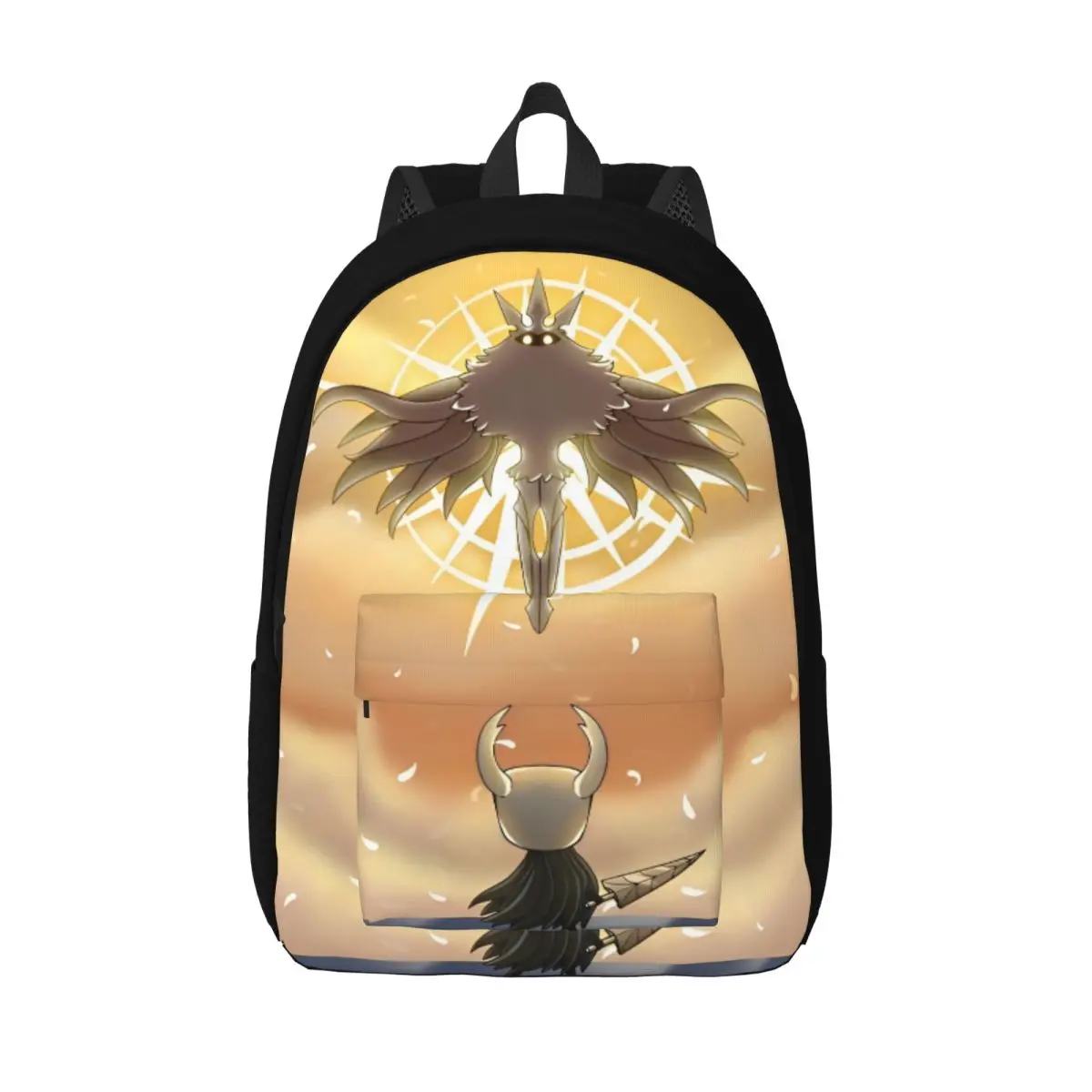 Hollow Knight Aesthetics Teenage Backpack Sports High School Work Action Adventure Daypack for Men Women Laptop Canvas Bags