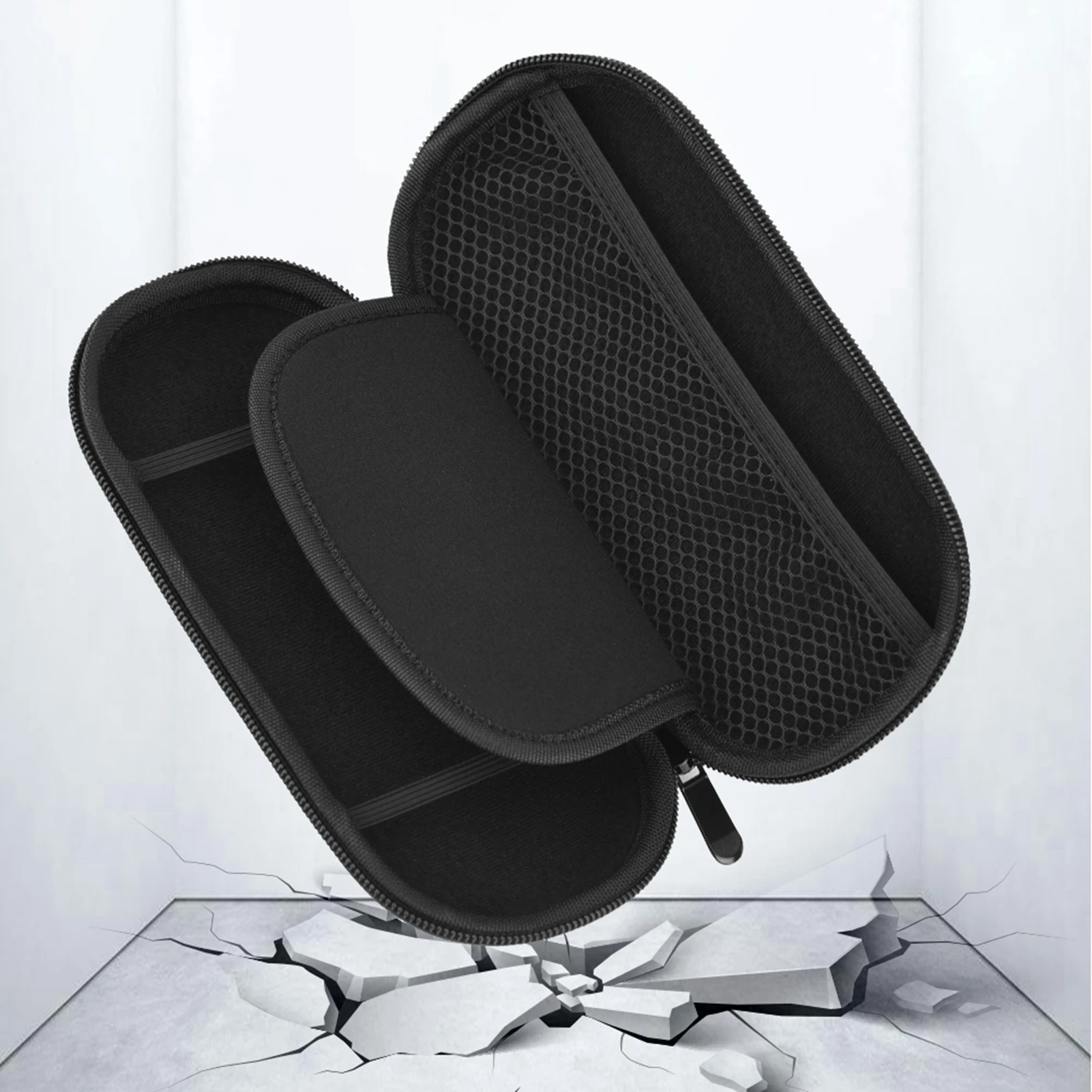 حافظة صلبة واقية سوداء لسوني PS Vita ، حقيبة حمل ، حقيبة سفر ، غطاء