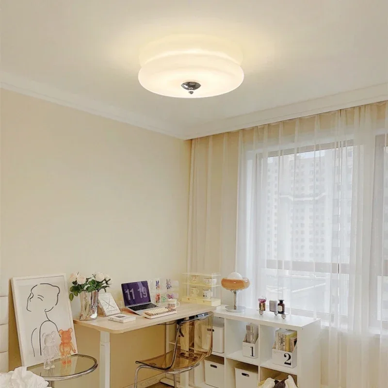 مصباح معلق دنماركي مصمم باوهاوس جلاس لغرفة المعيشة، مصباح طاولة الطعام، ديكور غرفة النوم، ضوء لطيف