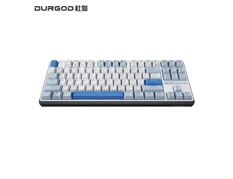 DURGOD K610W/K620W Wireless bluetooth 3-mode win/MAC dual system mechanical keyboard 87 keys without backlight cherry switch 