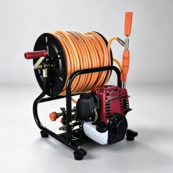 Portable Reel Integrated Agricultural Sprinkler, High Power  Engine, Portable Power Sprinkler, Horticultural Sprayer