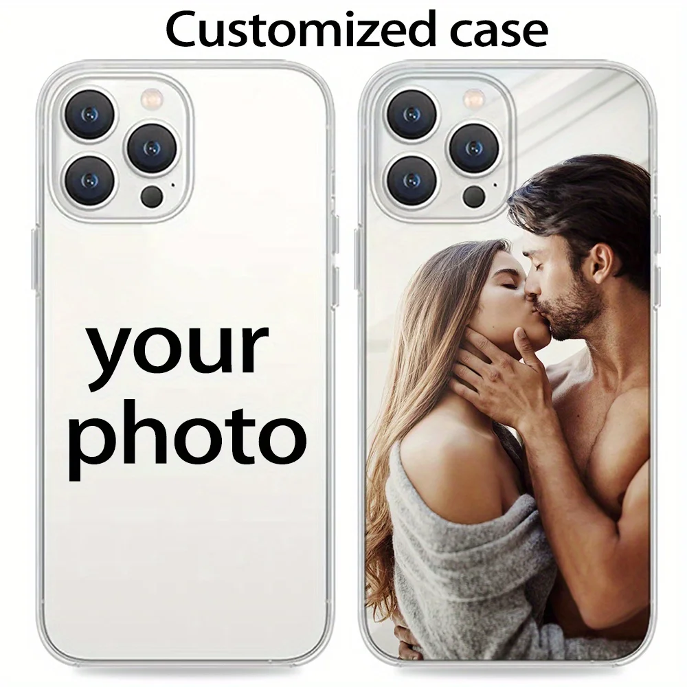 Diy foto personalizado tpu caso para iphone 17 16 16e 15 14 13 12 11 pro max mini se 2020 2022 xs xr 6 6s 7 8 plus ar tpu capa traseira