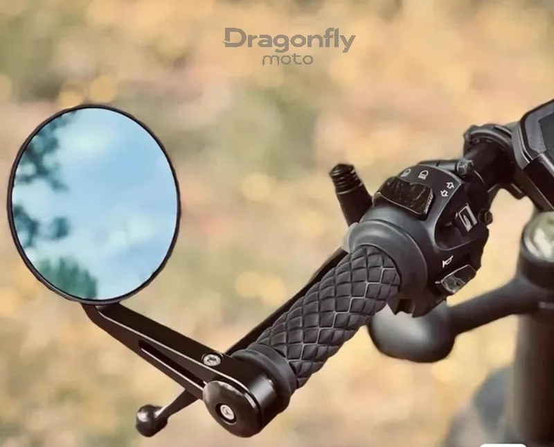 مرآة جانبية لبار الدراجة النارية لـ Husqvarna Svartpilen Vitpilen 401 250 ملحقات الرؤية الخلفية للمقود باستخدام الحاسب الآلي من الألومنيوم