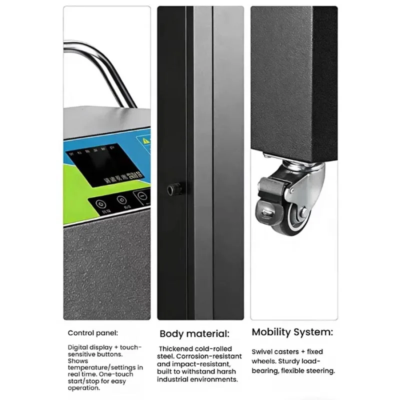Mobile Trolley Industrial Steam Cleaner Instant Heating High Temp Hot Water Washing Machine Heavy Duty Degreaser (customized)