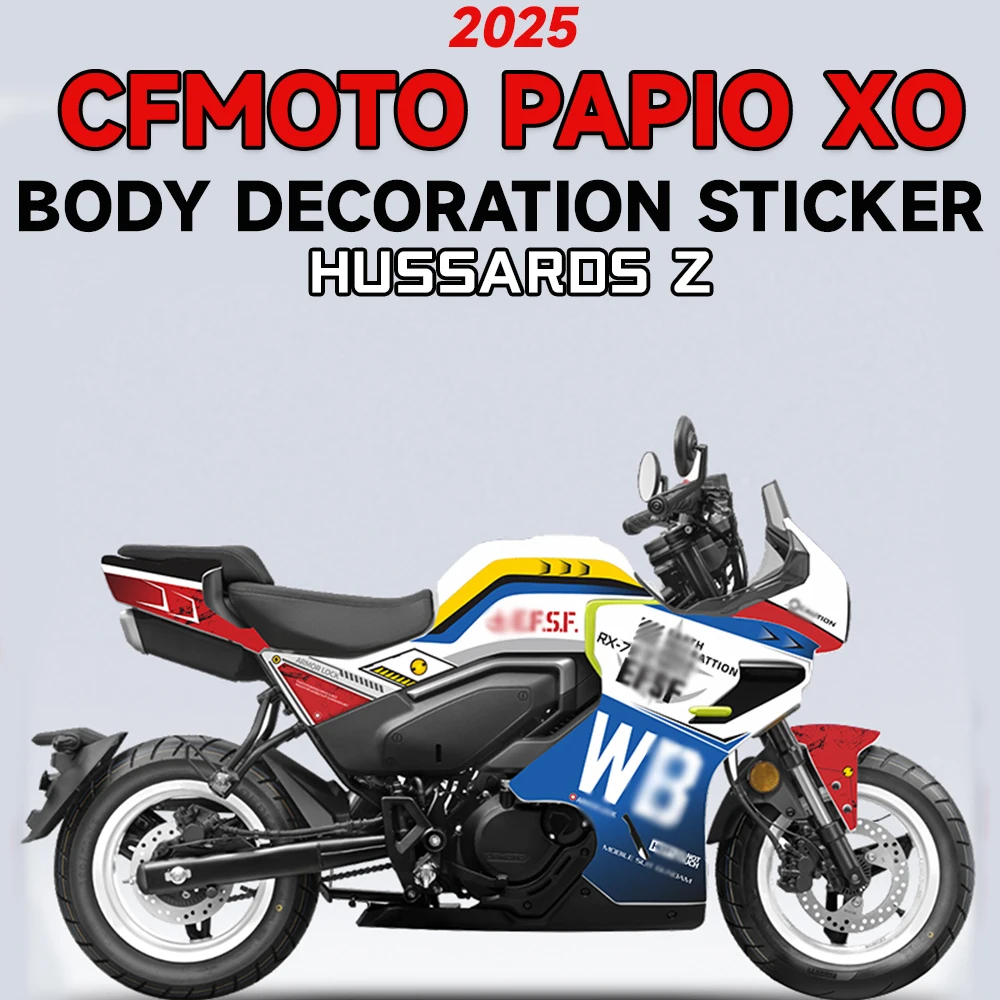 

НОВЫЙ комплект графических наклеек для мотоцикла PAPIO XO, наклейки, аксессуары для CFMOTO CF Moto Papio XO SS 125 XO-1 2025 2026