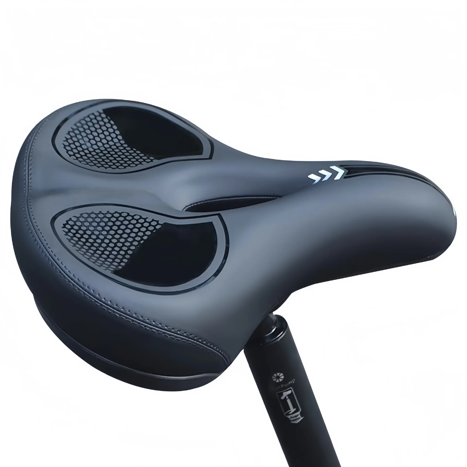 

Bicycle large seat cushion super soft to prevent buttock pain, thickened and enlarged with shock absorption function.