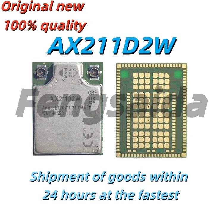 1PCS/ 100% new AX211D2W CNVI 5G AX211.D2WG.NV Black plastic casing