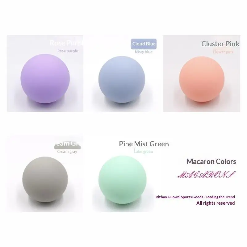 Mini-Silikon-Faszienball, tragbares Triggerpunkt-Massagegerät zur Linderung von Muskelverspannungen in Rücken und Füßen, geeignet für Büro, Ruhetempo, Yoga und Fitness. – Detail 6