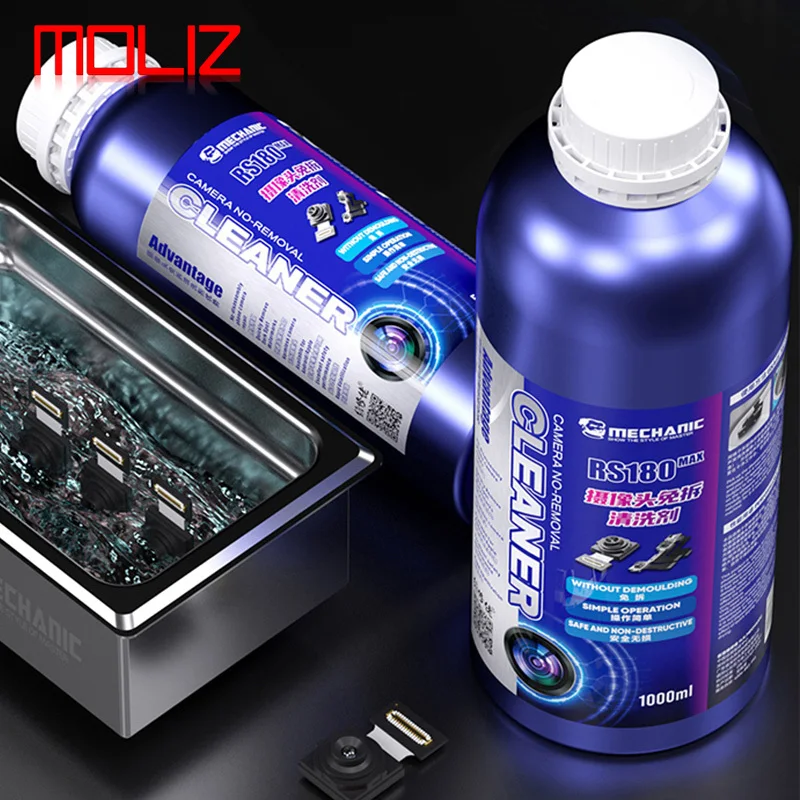 MECHANIC RS180 MAX Mobile Phone Rear Camera Cleaning Thin Solvent Rear Camera Cleaner Ultrasonic Cleaning Watermark Black Spots