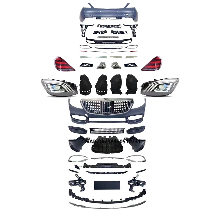 

High Quality W222 S CLASS 2014-2020 Facelift to Maybach Style Body Kit Modified Body Kits