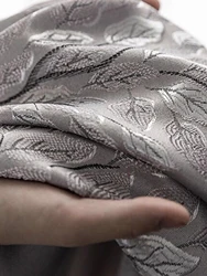 1pc Modern simple thickened jacquard thermal insulation curtain finished modern living room bedroom window