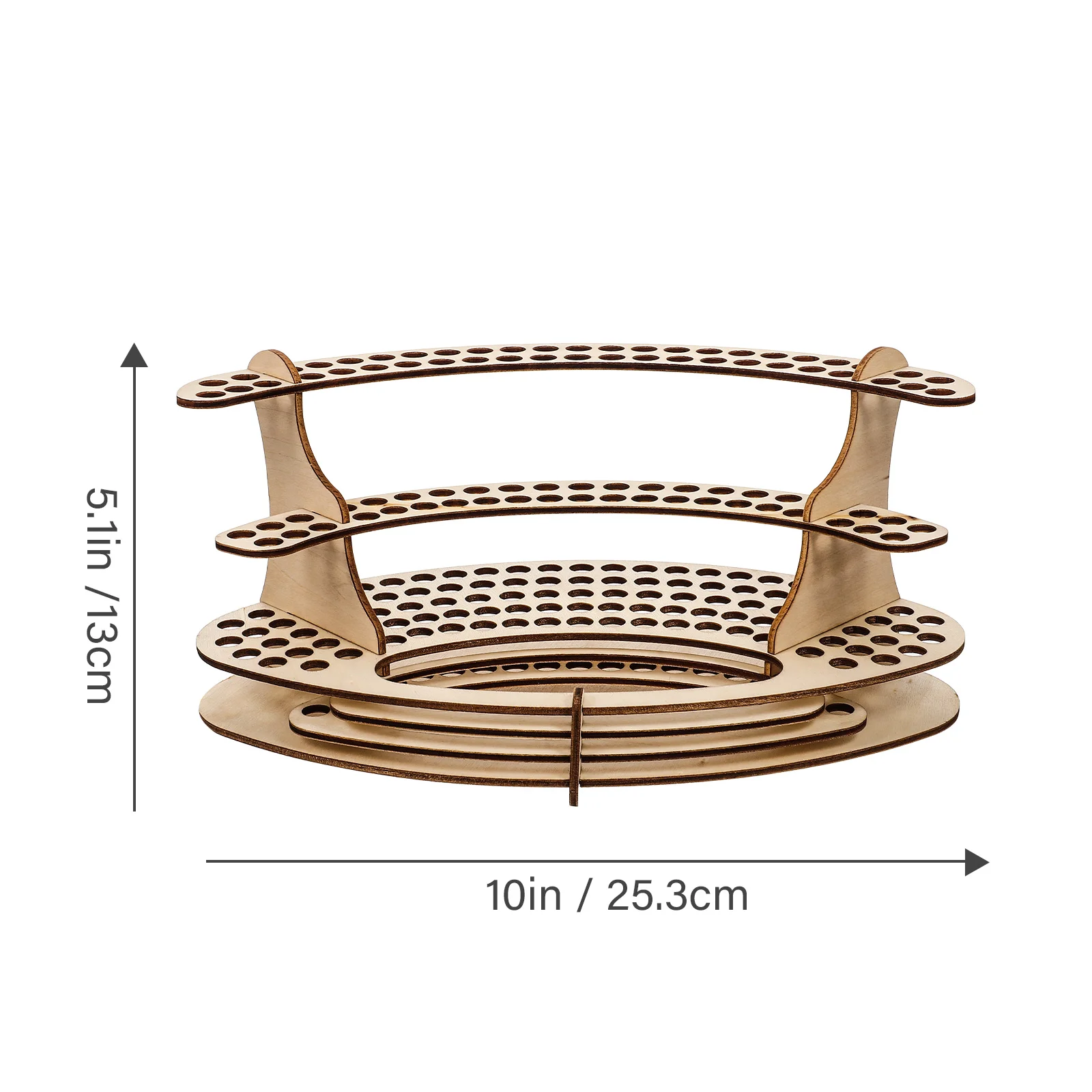 Work Desk DIY Wooden Pen Holder Display Rack Desktop Organizer Stationery Office For Pens