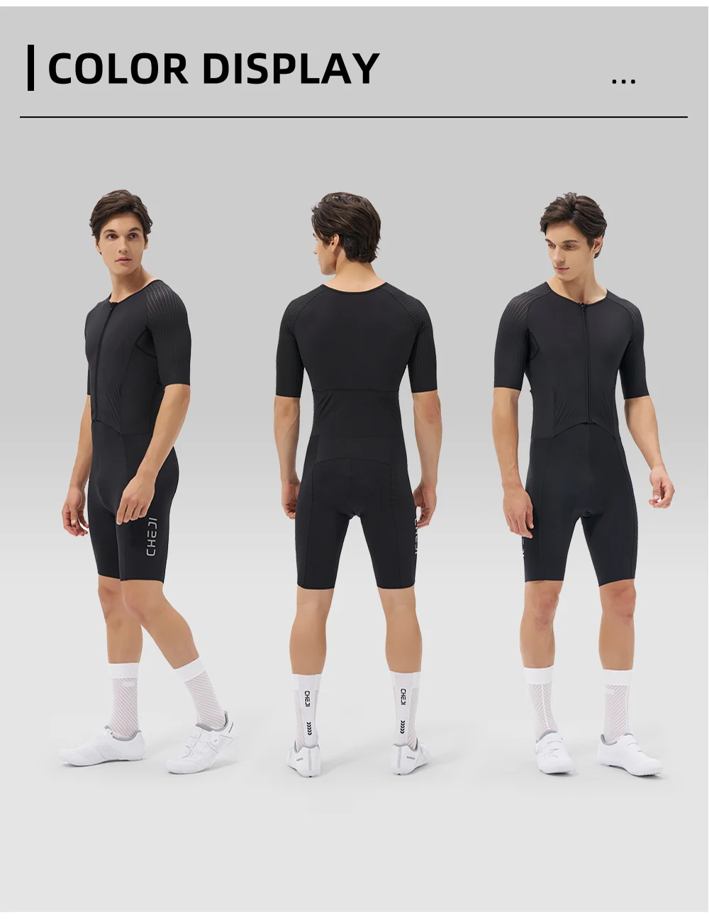 CHEJI Herren Pro Team Rennanzug – Detail 6