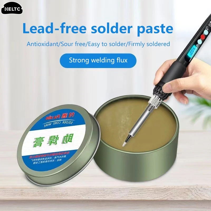 

10-100g Lead-free Low Temperature Rosin Solder Paste Flux Free Wash High Purity Electric Soldering Iron Repair ForElectronic SMD