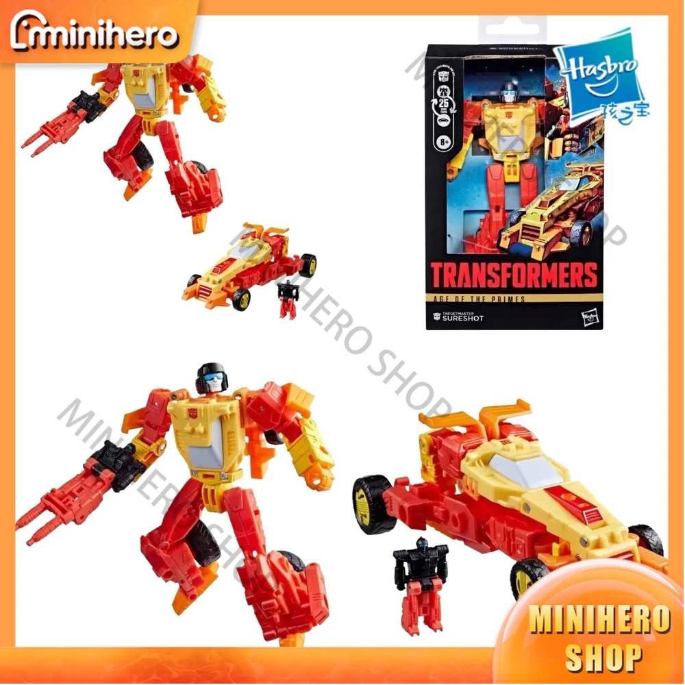 

В наличии: Оригинальная подвижная фигурка Hasbro Transformers Age of the Primes Targetmaster Sureshot класса Deluxe