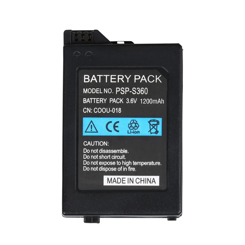 

PSP-S360 3.6V 1200mah Li-ion Replacement Battery for Sony PSP PlayStation 2000 3000 PSP2000 PSP3000 Gamepad Controller Batteries