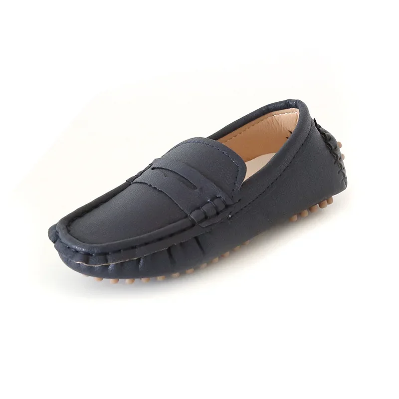 Boys Loafers Kids Casual Shoes Children Flats Slip-on Moccasins 2024 Spring New Simple Breathable Soft Fashion Shallow Wedding