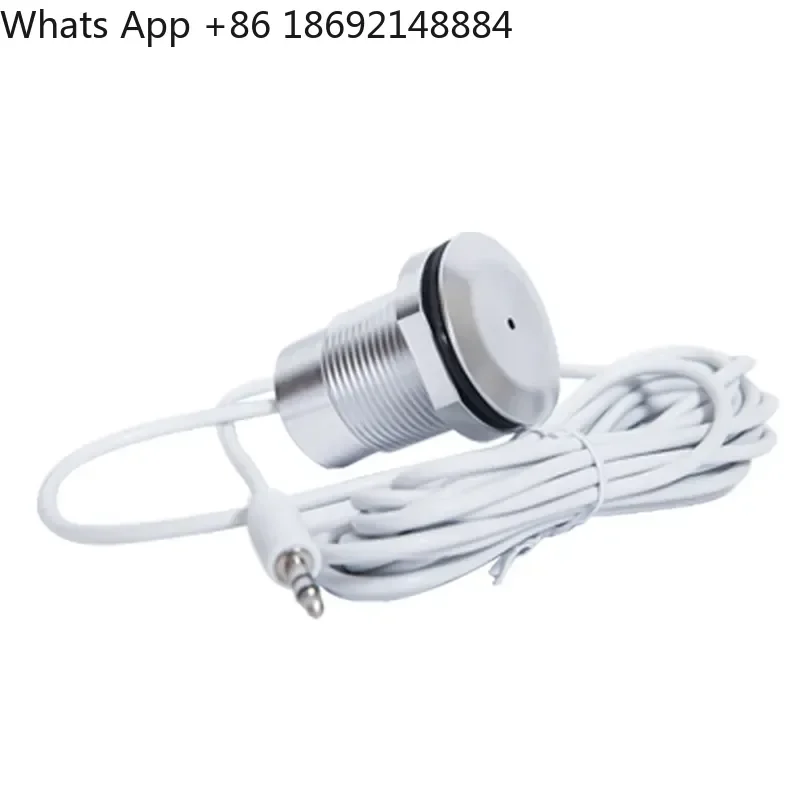 3.5 mm Head Passive Pickup Metal Waterproof Microphone for Computer Webcam Monitoring Recording