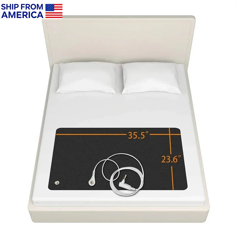 

Earthing Grounding Mat Anti Static Yoga Mat for Inflammation Reduction Sleep Improvement Energy Recovery Meditation Pad Home Use