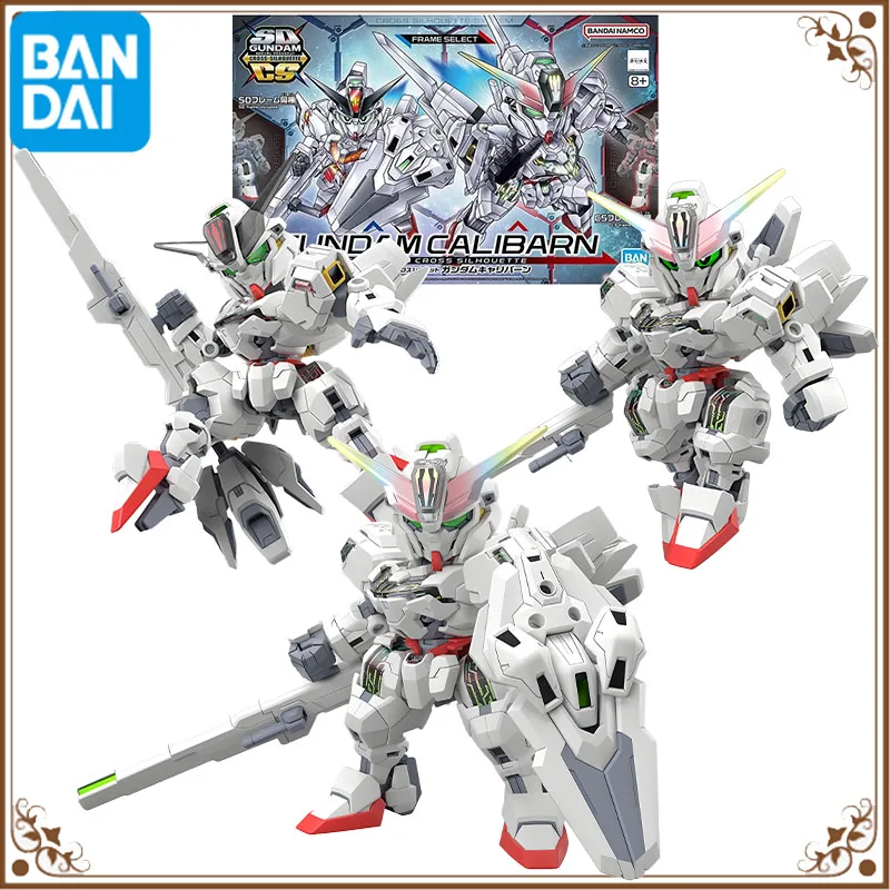 

BANDAI Original SDCS GUNDAM CALIBARN Anime Action Figure Q-style Assembly Model Toys Collectible Model Ornaments Gifts