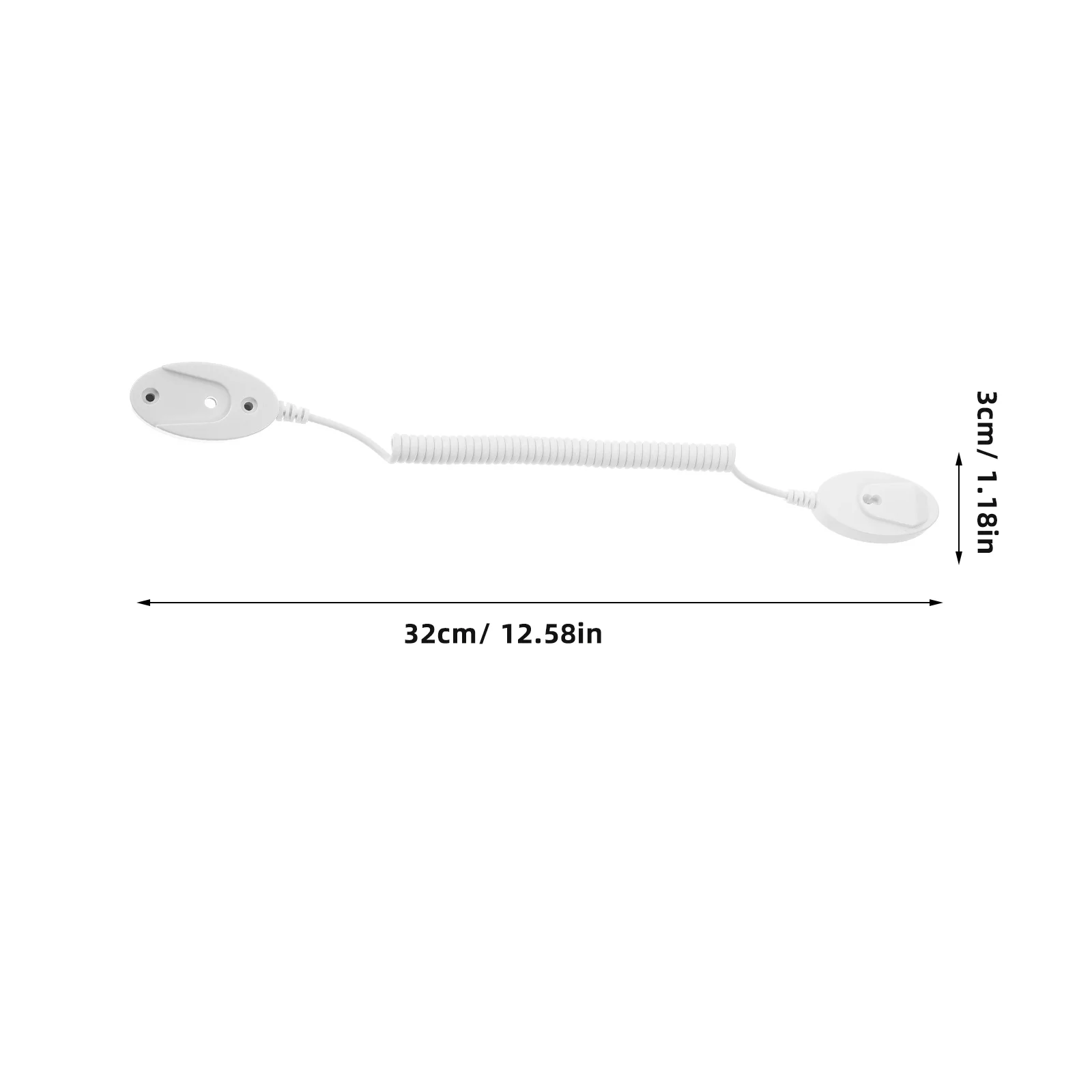 

4 pcs Cable With Adhesive Hook For Remote Remote Control Retractable Leash With Adhesive Hook Control Anti-Lost Tether For