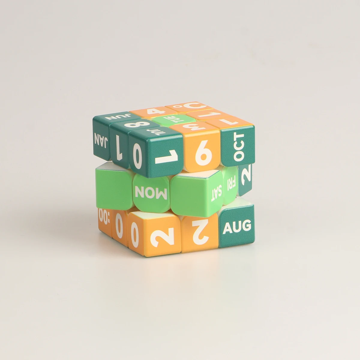 3x3x3 Cube Time Calendar Digital Stress Reduction Puzzle Professional Education Smooth Speed Competition Children\'s Toys Gifts