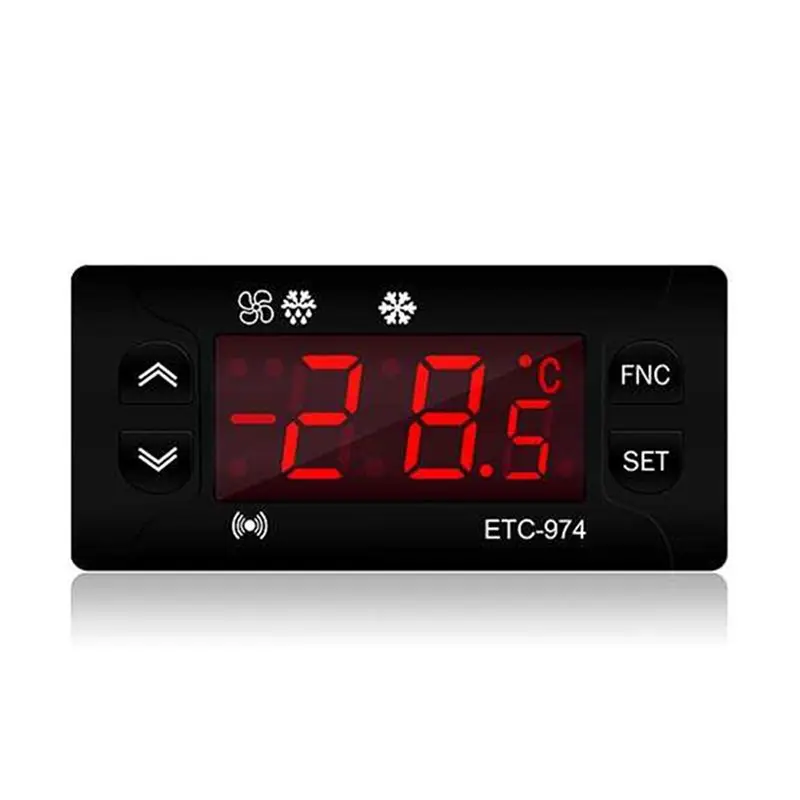 Eco-friendly ETC-974 Mini Temperature Controller Refrigerator Thermostat Regulator Thermoregulator Thermocouple Dual Sensor