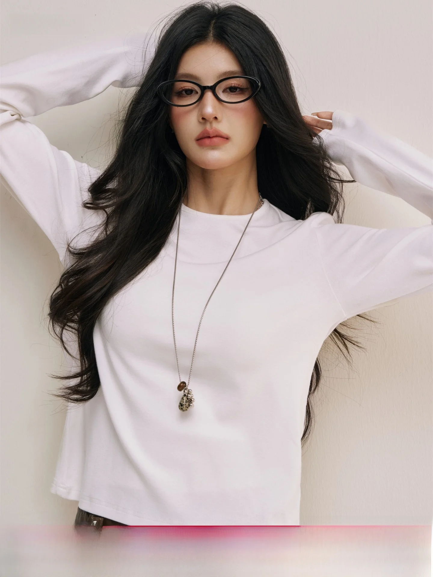 

CHILL ZOEY Women's Cotton Long Sve round Ne Base irt Autumn Winter New Sle Inner Wear Casual Comfortable Top
