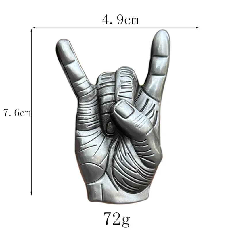 Rockmuziek Gebaren Riem Gesp Westerse Stijl