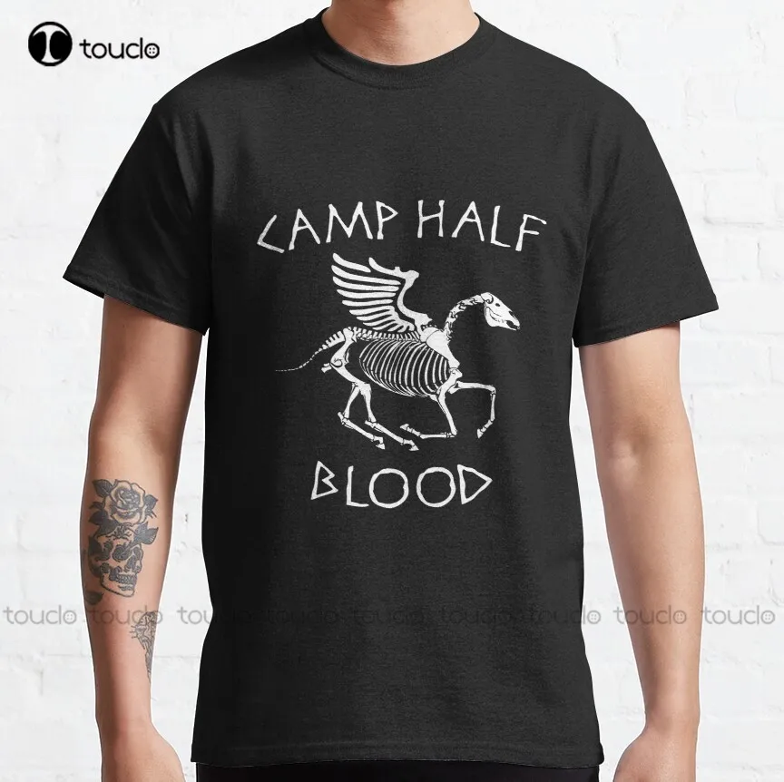 Chb Skeleton Pegasus Hades-Cabin Custom Camp Half Blood Classic T-Shirt 80S Shirts For Women Tee T Shirts Breathable Cotton Tee