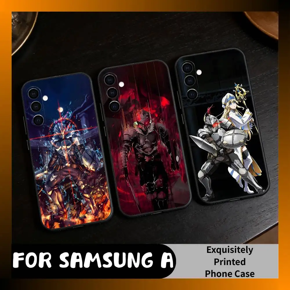 

G-Goblin Anime GS S-Slayer Phone Case For Samsung Galaxy A73,A72,A71,A70,A52,A51 Others Soft Black Cover